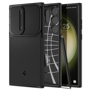 Cover Spigen Optik Armor Galaxy S23 Ultra Nero Case
