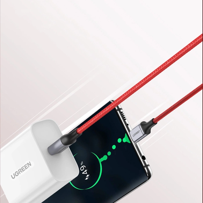 Câble Ugreen US294 USB-C 2.0 / USB-C 2.0 3A - rouge