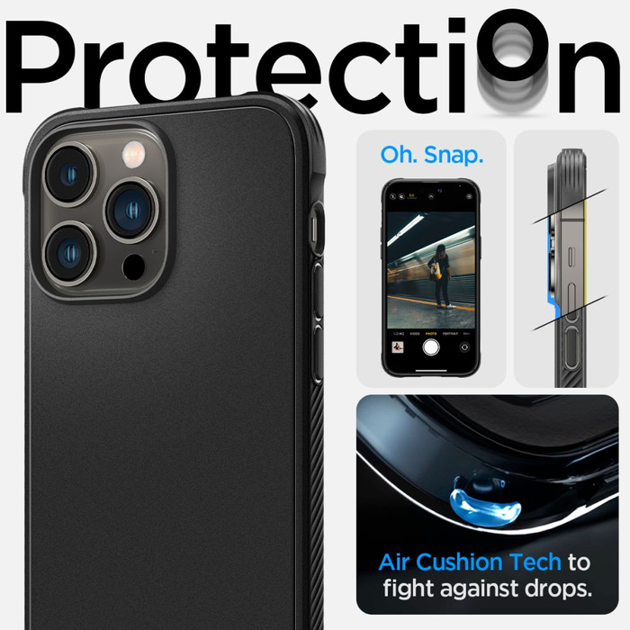 Coque Spigen Rugged Armor Mag MagSafe IPhone 14 PRO MATTE NOIR