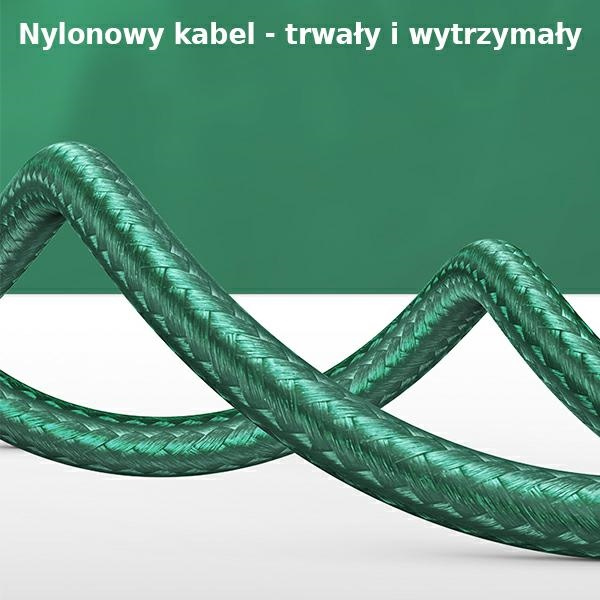 Cavo Angolare USAMS USB-A MicroUSB U57 1.2m 2A Verde