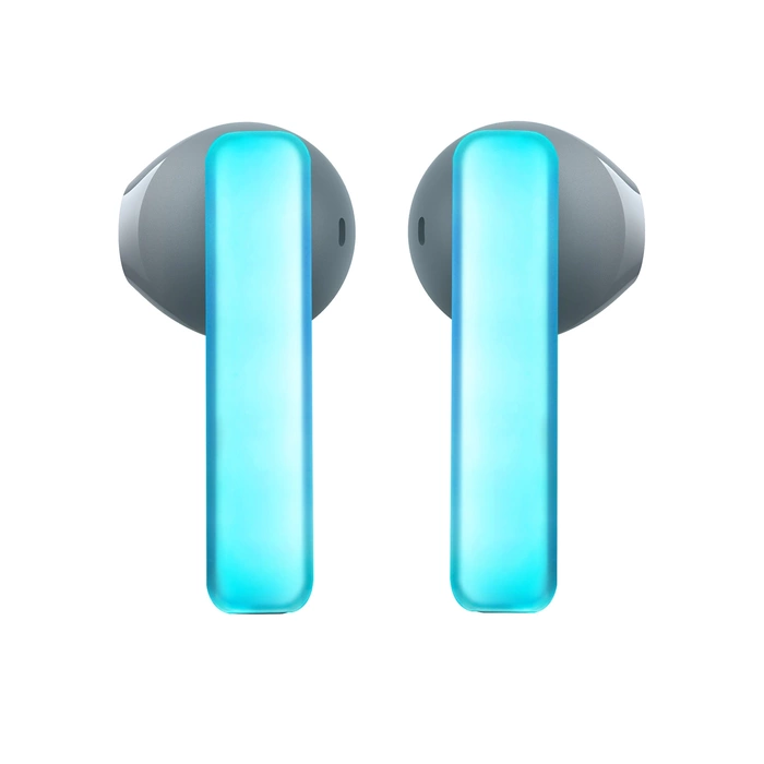 Cuffie wireless TWS Joyroom JR-TC1 IceLens Series con luci LED - nere