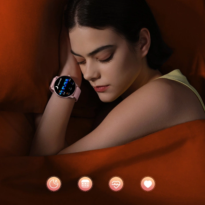 Joyroom Classis Series JR-FC1 Smartwatch with Call Answering Function / IP68 Protection - Pink