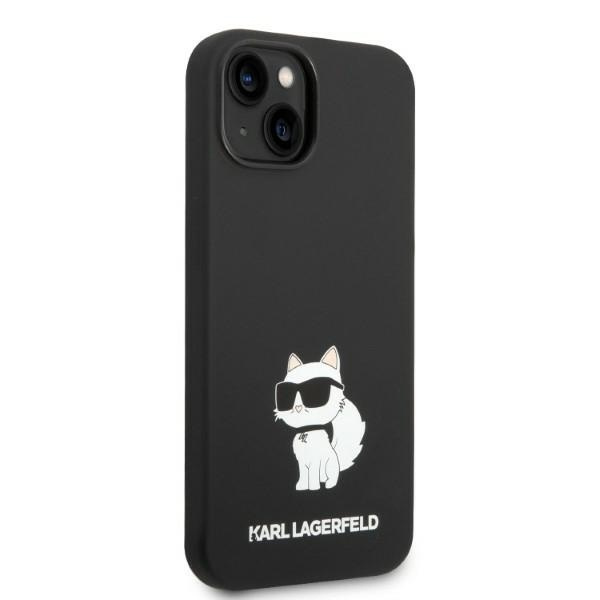 Karl Lagerfeld KLHMP14MSNCHBCK iPhone 14 Plus 6,7" hardcase black/black Silicone Choupette MagSafe