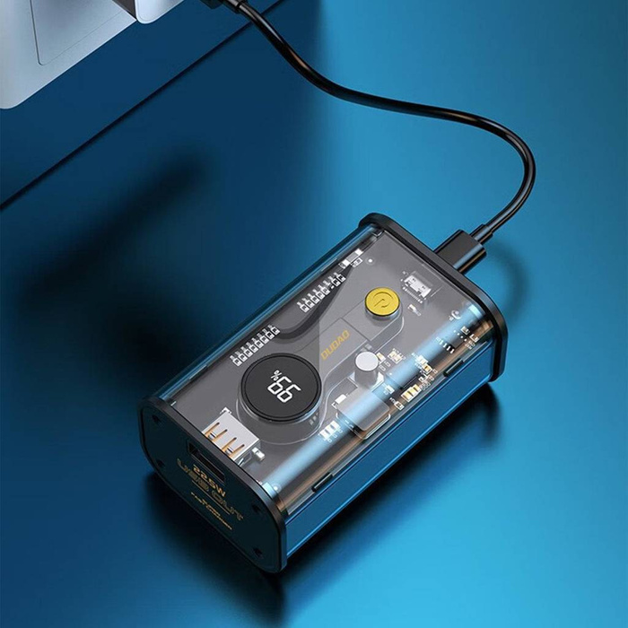 Power bank Dudao 10000mAh 1xUSB-C / 1xUSB-A 22.5W PD negro (K16)