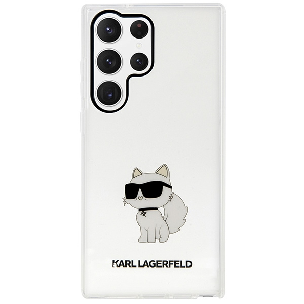 Cover Karl Lagerfeld Klhcs23lhnchtct S23 Ultra S918 Transparent Hardcase Ikonik Choupette Case