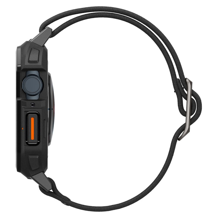 Hülle Spigen LITE FIT "PRO" Apple Watch 4 / 5 / 6 / 7 / 8 / 9 / SE (44 / 45 MM) MATTE SCHWARZ