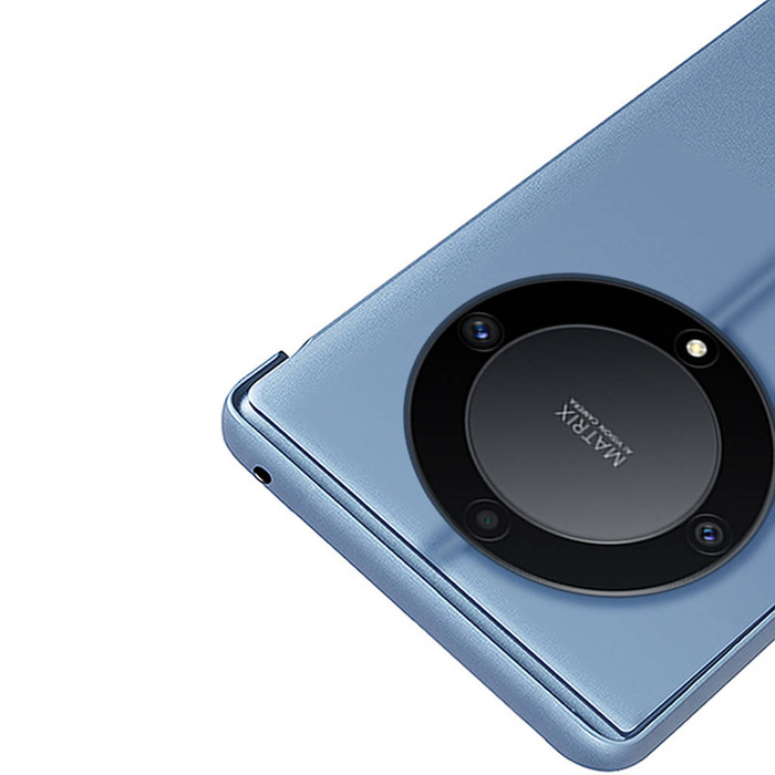 Funda Clear View Case para Honor Magic5 Lite / X40 / X9a flip cover negra