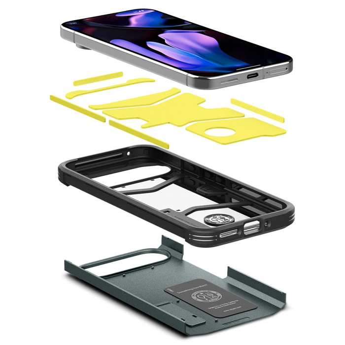 Spigen Tough Armor GOOGLE PIXEL 9 PRO XL VERDE ABISSO