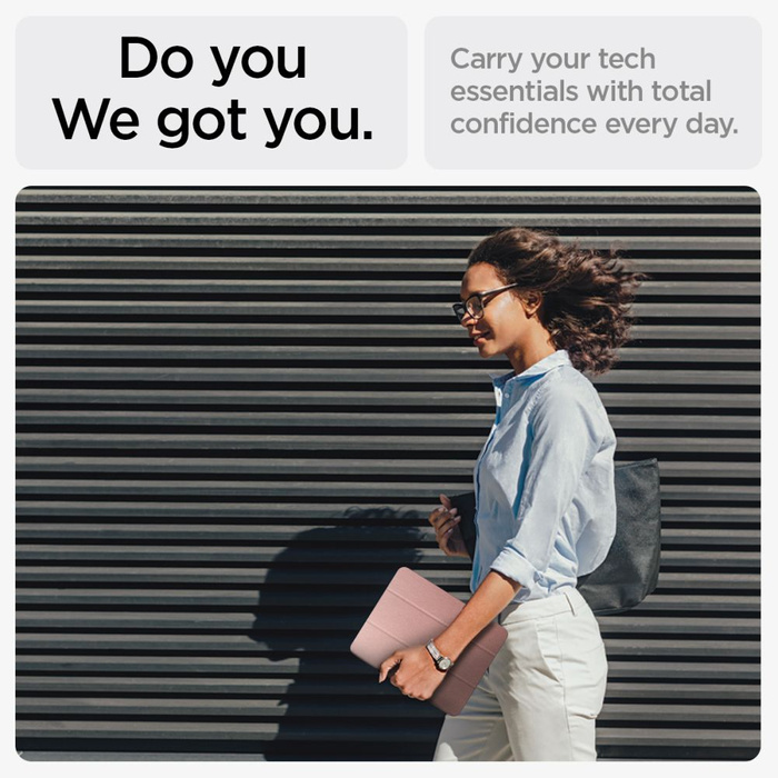 Funda Spigen iPad Urban Fit Air 13 2024 Oro rosa Case