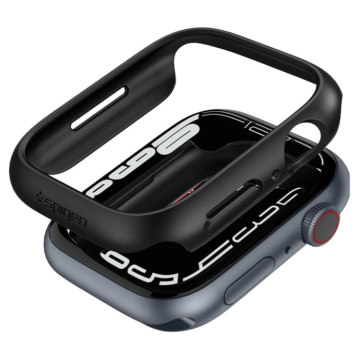 Pouzdro Apple Watch 7 ( SPIGEN ) Thin Fit černé Case