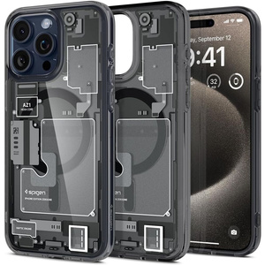 Hülle iPhone 15 Pro Max Spigen Ultra Hybrid Mag MagSafe Zero One Case