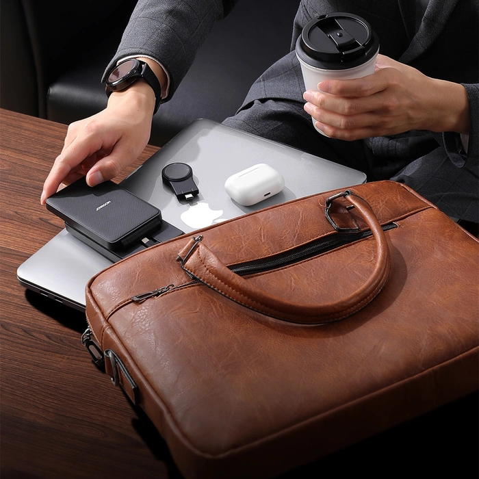 Joyroom JR-WQS02 iPhone AirPods Apple Watch 4v1 nabíjecí stanice skládací – černá