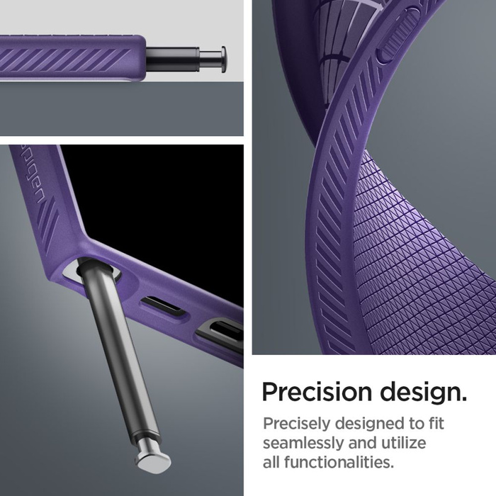 Coque Spigen Liquid Air Samsung Galaxy S24 Ultra Deep Purple Case