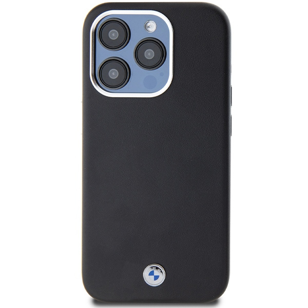 Cover Bmw Bmhmp15l23pufwk IPhone 15 Pro 6.1 "nero/nero Signature Avvolto in metallo MagSafe Case