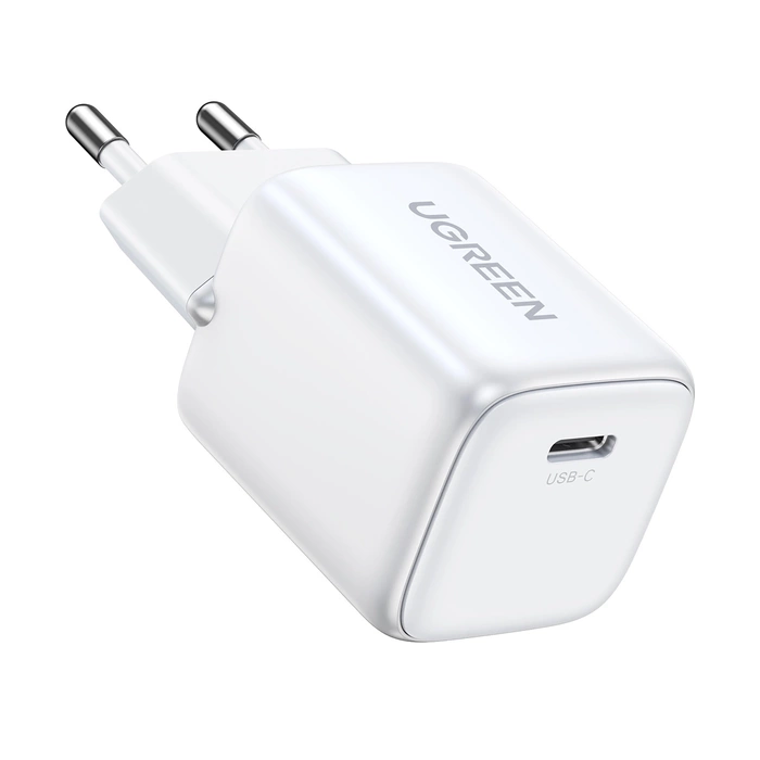 [RETURNED ITEM] Rychlonabíječka GaN USB C 30W PD Ugreen Nexode Mini - bílá