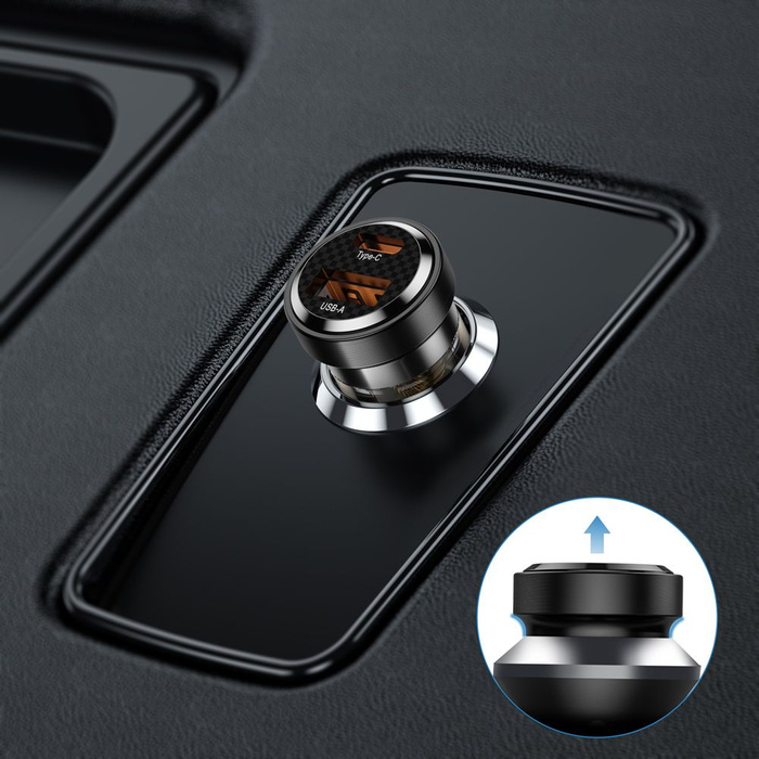 TECH-PROTECT CC30W 2 PORTOS AUTÓS TÖLTŐ PD30W/QC3.0 FEKETE