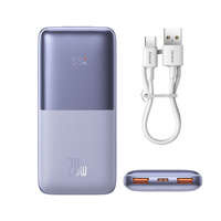 Powerbank Baseus Baseus Pro 10000mAh 20W Violeta con cable USB Tipo A - USB Tipo C 3A 0.3m (PPBD040205)