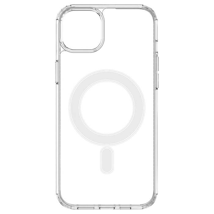 MagSafe iPhone 15 Clear Magnetic Case - transparent