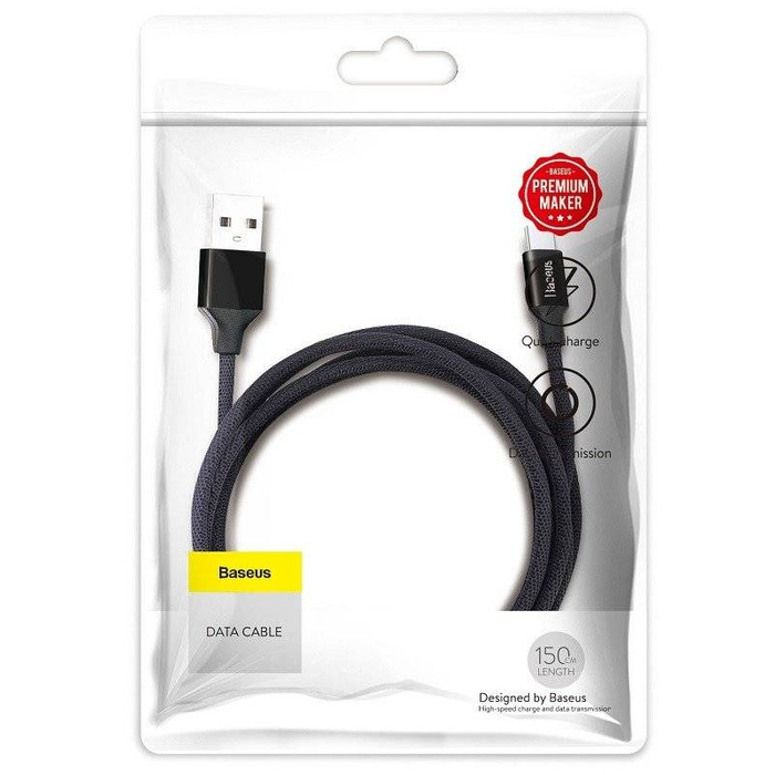 Kábel BASEUS Yiven Micro USB 150cm 2A čierna