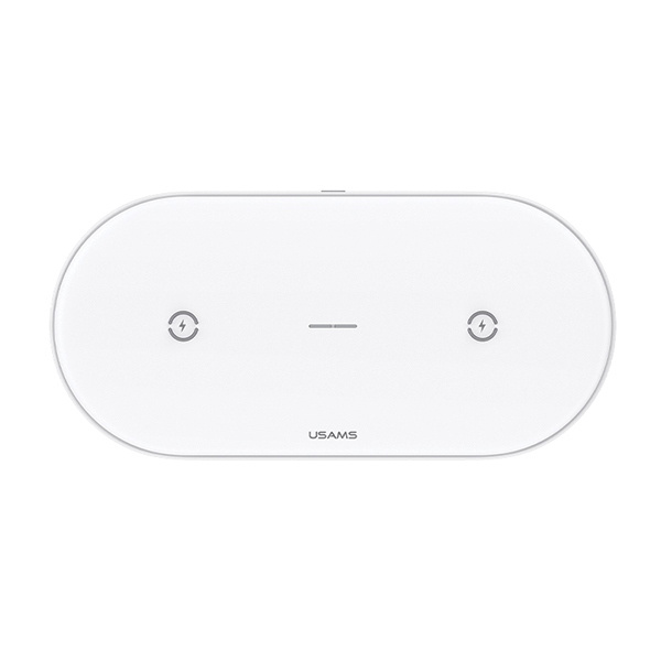 Nabíječka indukční USAMS 10W Dual White