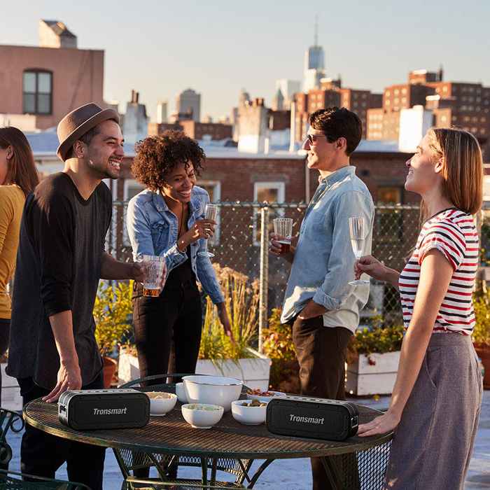 Altoparlante Bluetooth wireless impermeabile Tronsmart Force X 60W nero