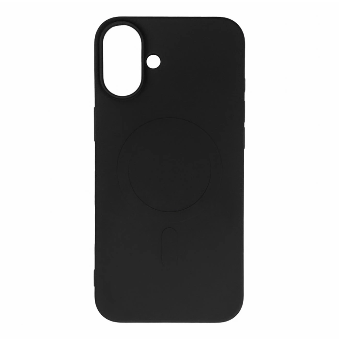 Liquid Silicone Case MagSafe für iPhone 16 Plus – Schwarz