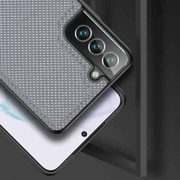 Dux Ducis Fino Telefontok nejlon anyagból készült Samsung Galaxy S22 + (S22 Plus) kék