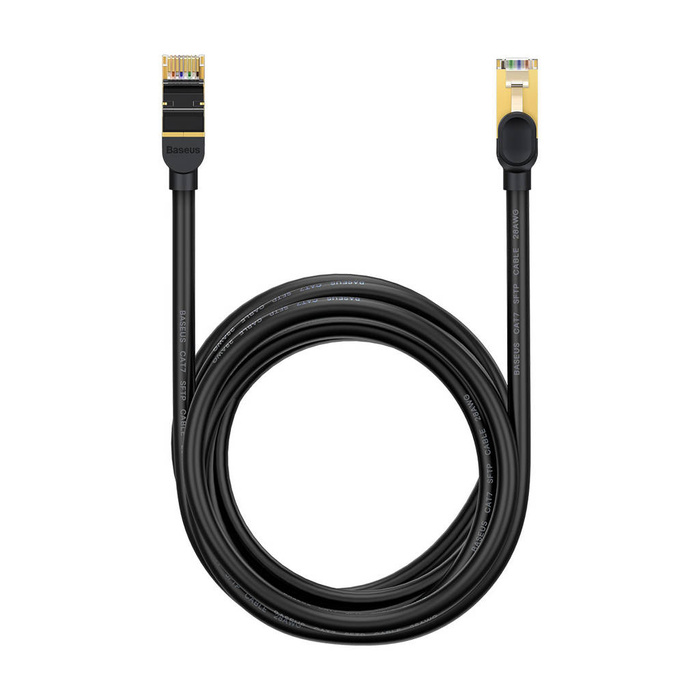 Baseus Speed Seven High Speed Network Cable RJ45 10Gbps 5m Black (WKJS010501)