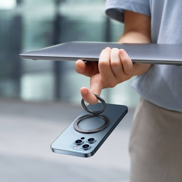 Baseus Halo magnétique support de téléphone gris (SUCH000013)