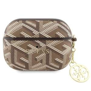 Coque Guess GUAPPGCE4CW Housse pour AirPods Pro marron/brun GCube Charm Case