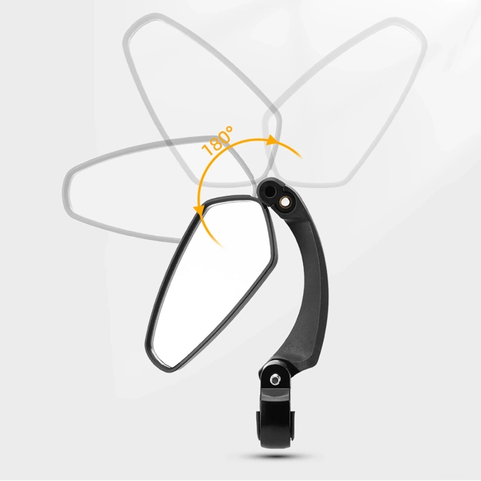 Rockbros 26210001004 rétroviseur de vélo, droit, arrière - noir