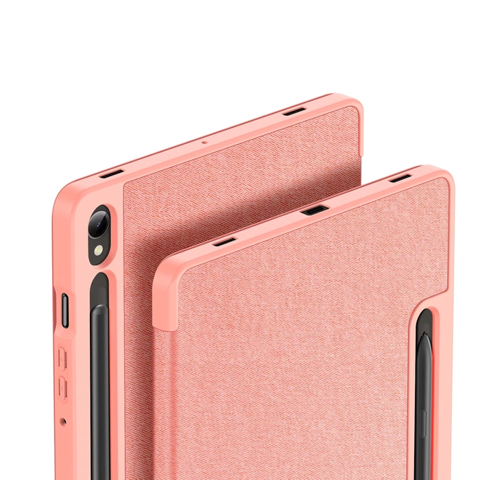 Funda Samsung Galaxy Tab S9 FE Dux Ducis Domo con soporte - rosa