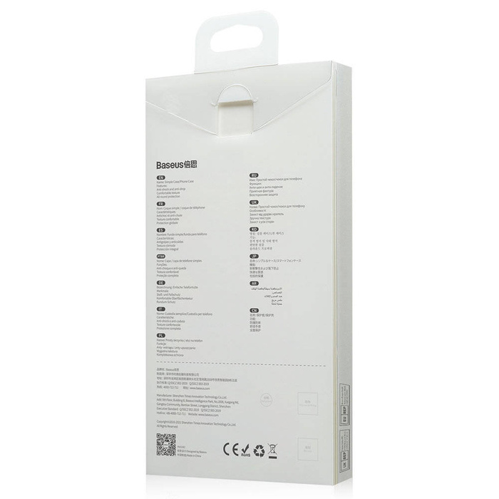 Baseus Frosted Glass Schutzhülle für iPhone 13 Pro Max transparent (ARWS000202)