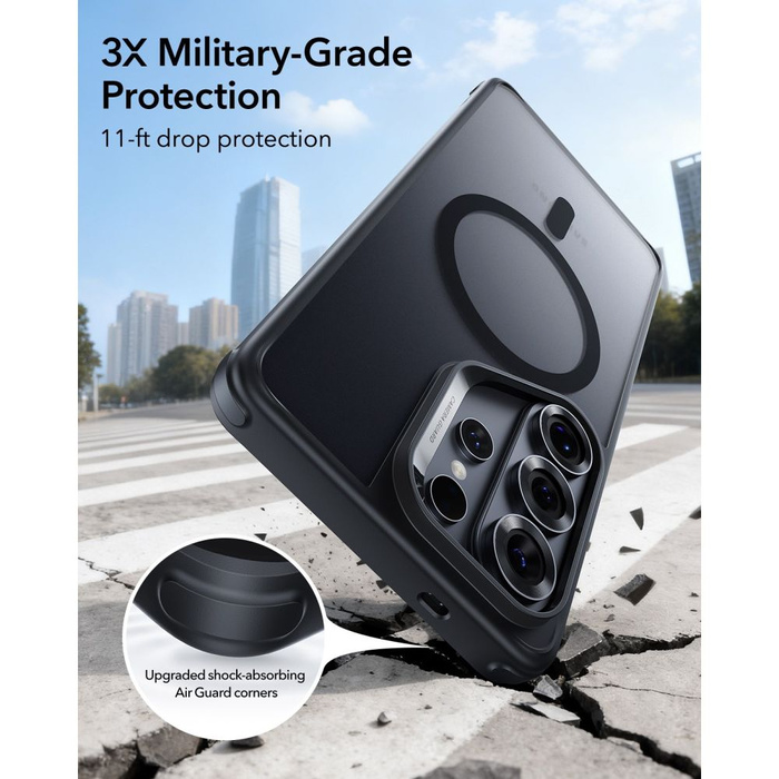 ESR CLASSIC HYBRID MagSafe GALAXY S26 ULTRA GEFROSTET SCHWARZ