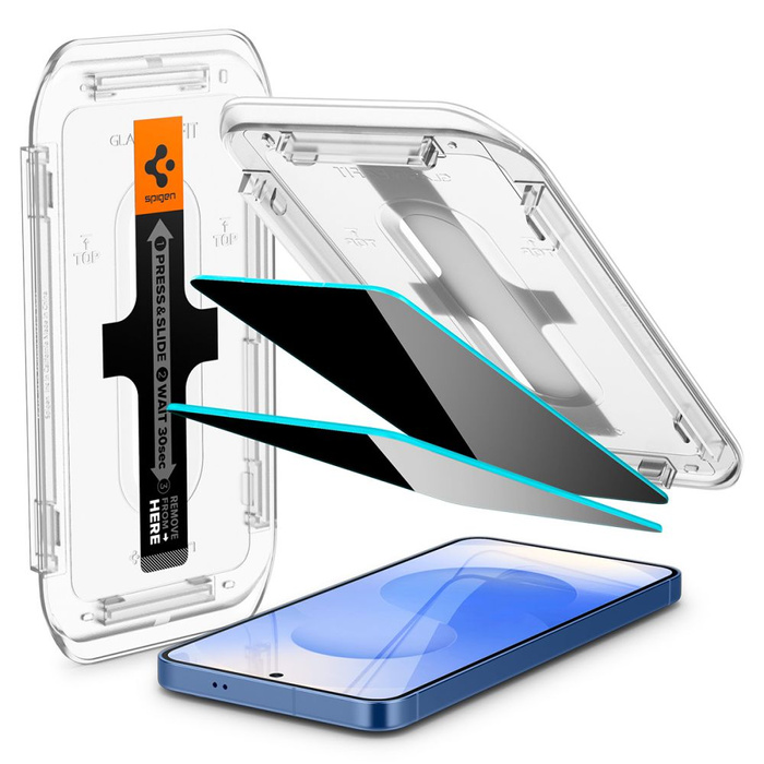 CRISTAL DE PRIVACIDAD SPIGEN GLAS.TR "EZ FIT" HD 2-PACK GALAXY S24 / S25 PRIVACIDAD