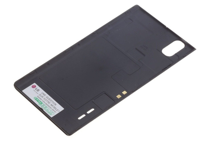 Original LG Prada Schwarz Grade A Batteriefachdeckel