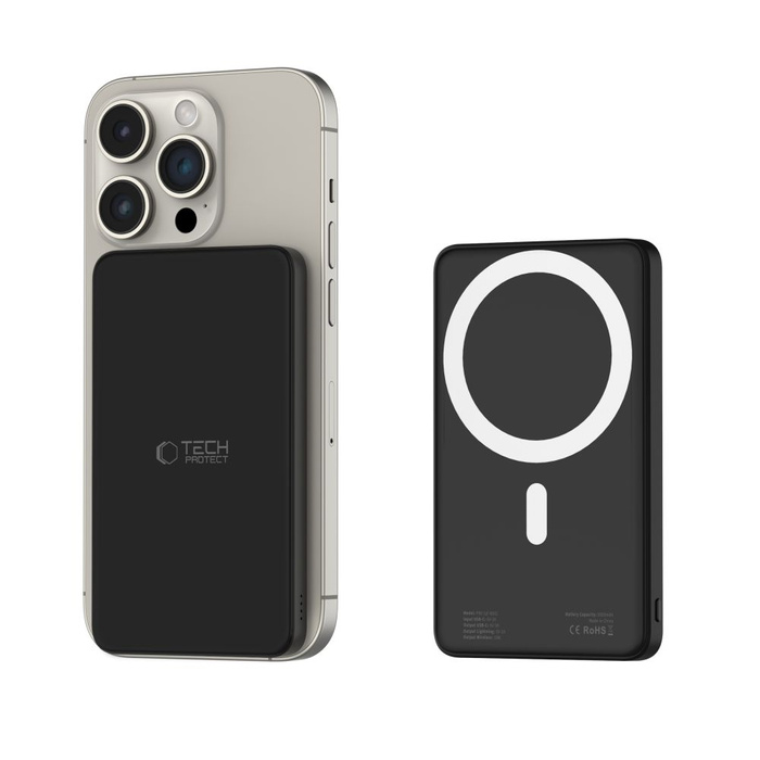 TECH-PROTECT LIFEMAG MAGSAFE POWER BANK 5000MAH NEGRO