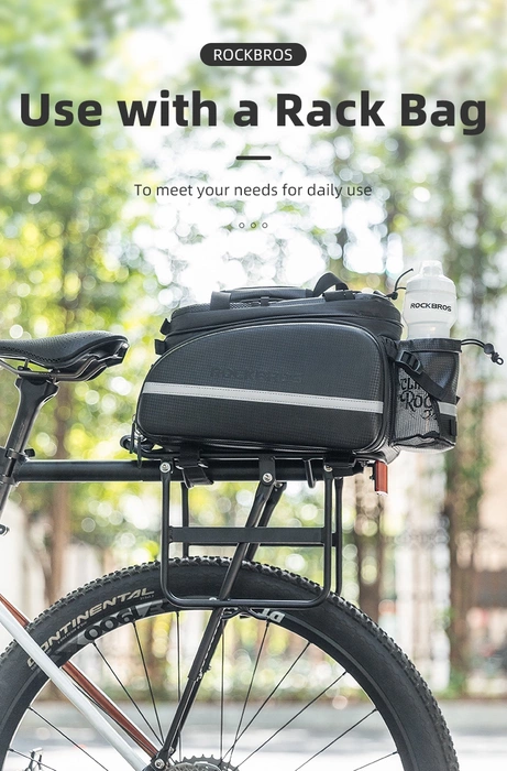 Rockbros 33210004001 porte-vélos avec étagère - noir