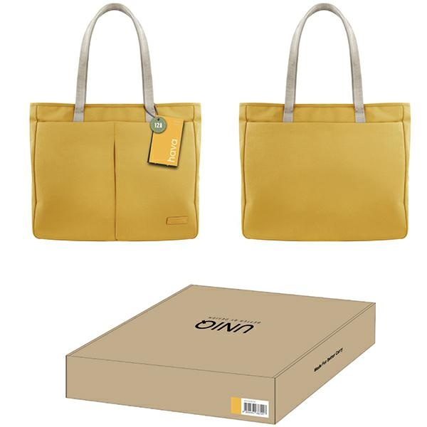 Uniq laptop bag Hava 16&quot; yellow/canary yellow RPET