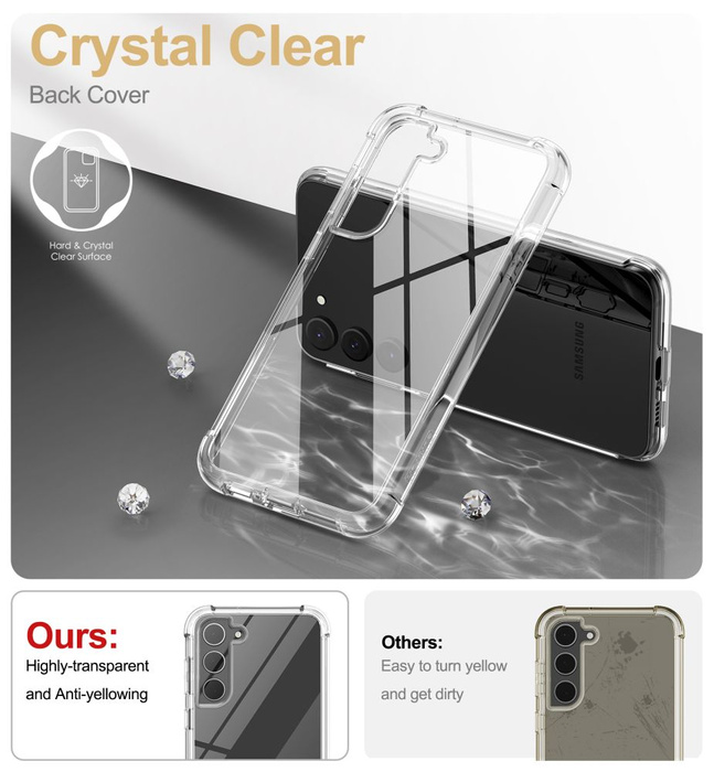 Cover Proteggere il Galaxy S23 Plus in Kevlar Clear Case