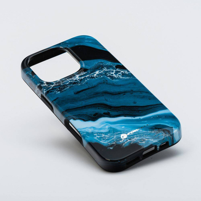 Etui na iPhone 16 PRO Forcell F-Protect Mirage zgodny z MagSafe Military Drop-Test deep sea