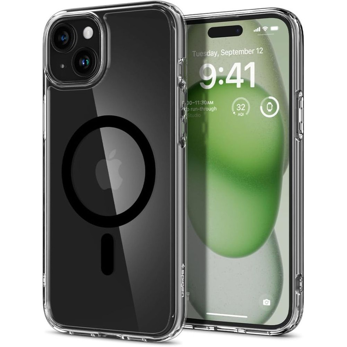 Case Spigen Ultra Hybrid Mag MagSafe iPhone 15 Plus Black Case