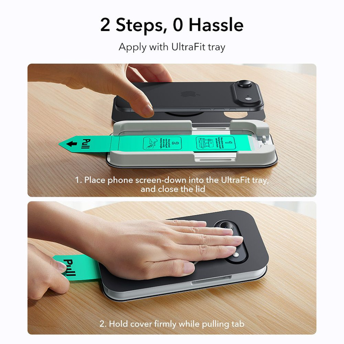 Tempered Glass ESR ULTRAFIT GEHÄRTETES GLAS 2ER-PACK IPhone 17 AIR CLEAR