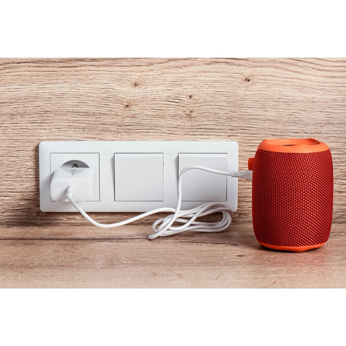 Ładowarka sieciowa do telefonu Forcell F-Energy USB C QC4.0 PD 3A 20W + kabel USB C do Lightning TFK-TC-20WPD biała