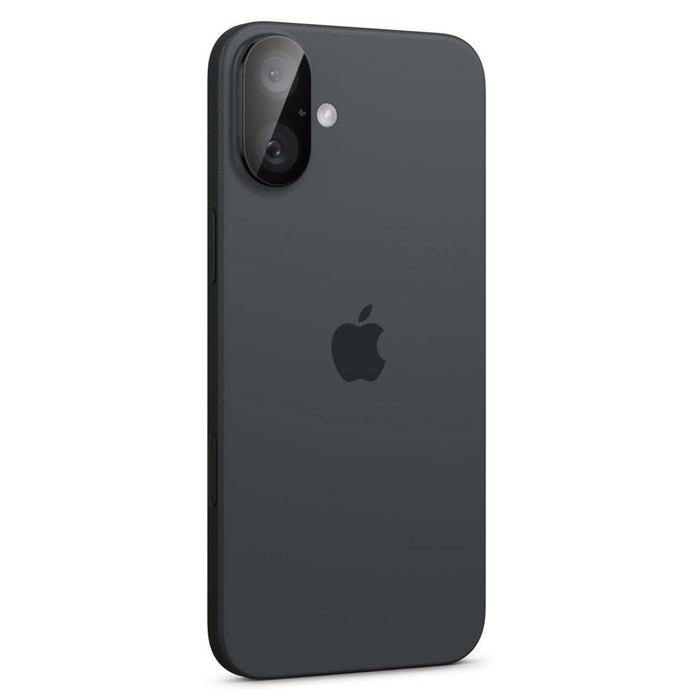 Spigen IPhone PROTECTOR DE CÁMARA OPTIK GLAS.TR PROTECTOR DE CÁMARA 2-PACK 16 / 16 PLUS NEGRO