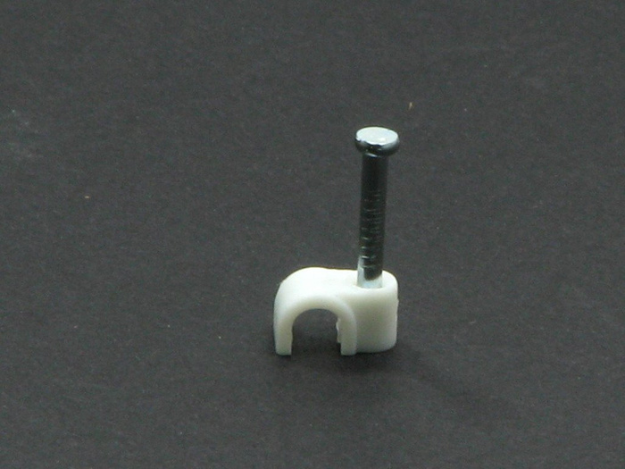 Držák Kabel s tvrzeným hřebíkem BALENÍ-10 ks
