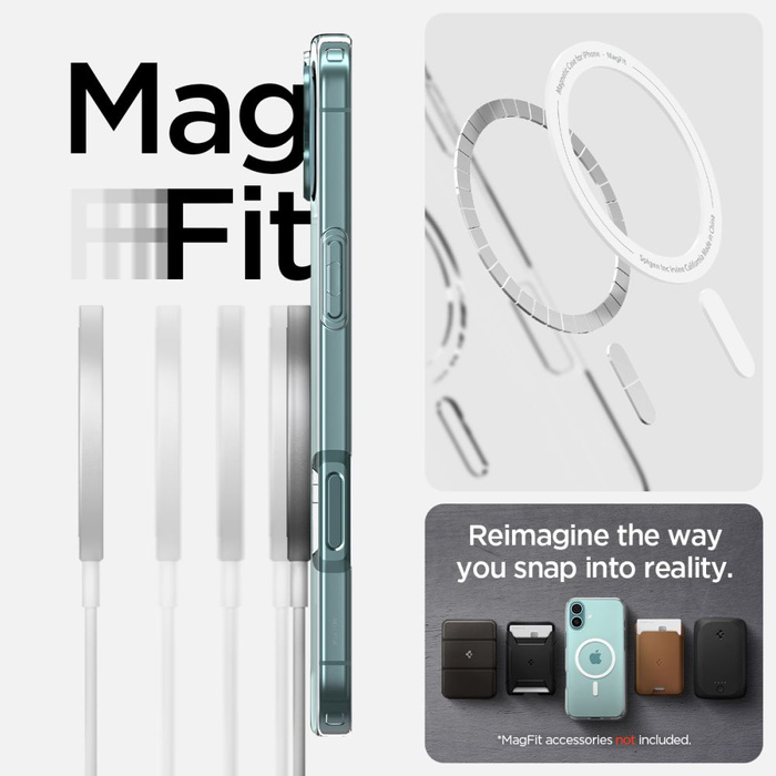 Spigen iPhone 16 Liquid Crystal Mag Magsafe Clear Case
