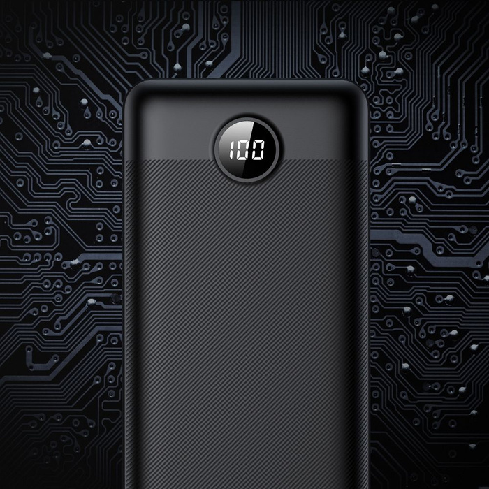 Powerbank Veger L30 (W3008PD) PD QC3.0 3A 20W 30000 mAh czarny