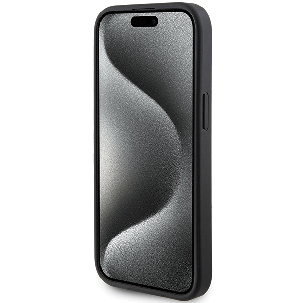 Etui Guess GUHCP15MPG4GPK iPhone 15 Plus / 14 Plus 6.7" czarny/black hardcase 4G Triangle Metal Logo Case