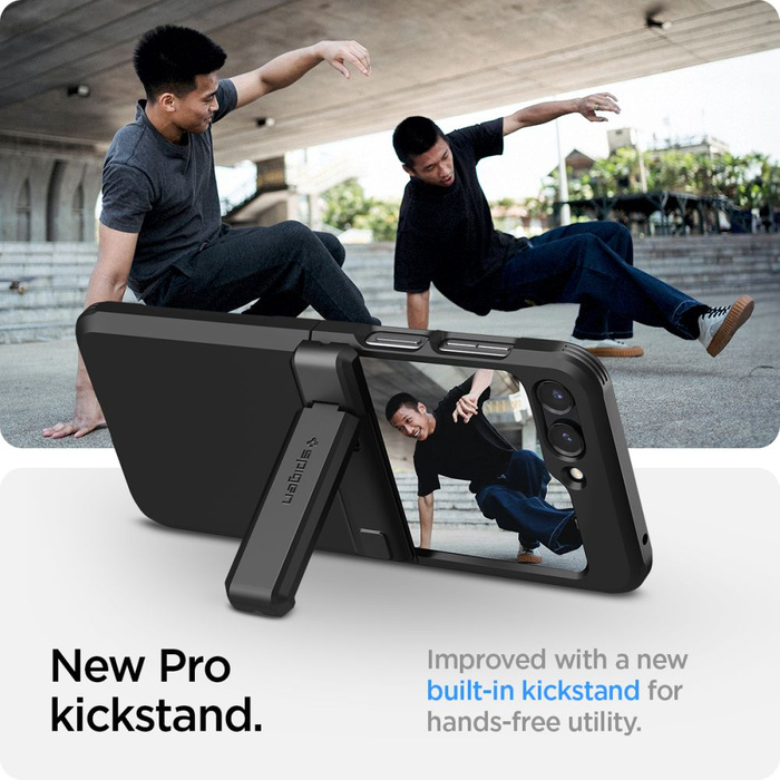 Obal Spigen Tough Armor Pro Galaxy Z Flip 5 Black Case